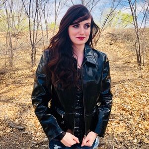 Banana Republic Genuine Patent Leather Jacket